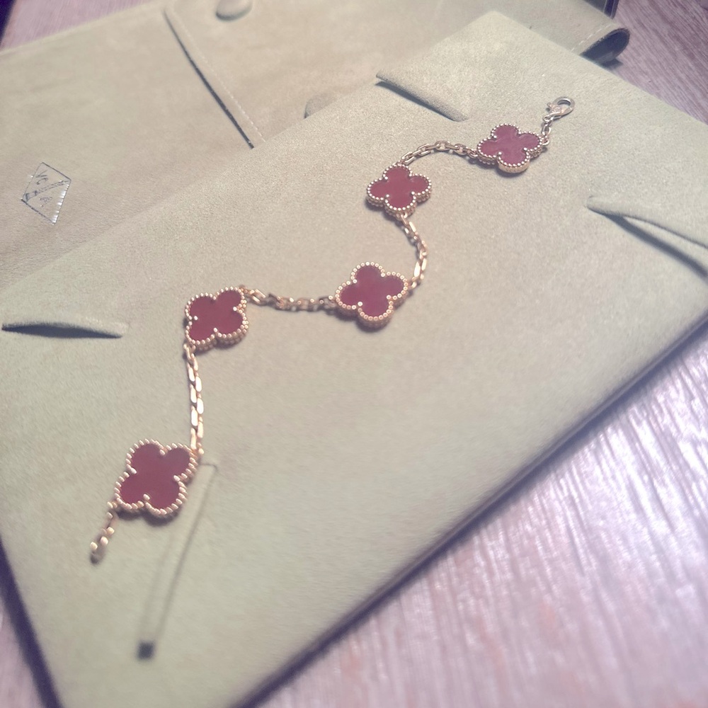 COPY - Van Cleef Carnelian Bracelet